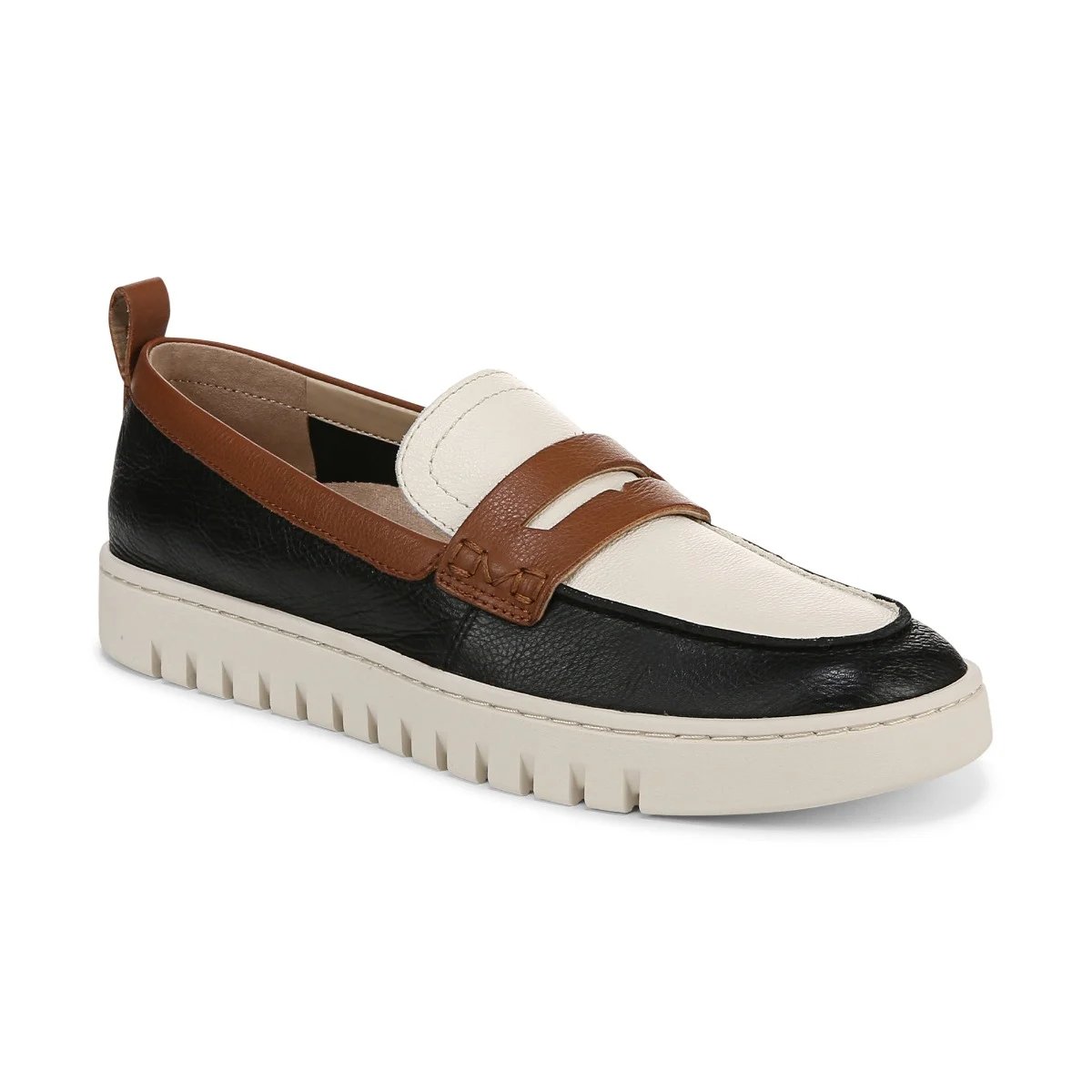 Vionic Women's Uptown Loafer with Arch Support in Black Multi, Size